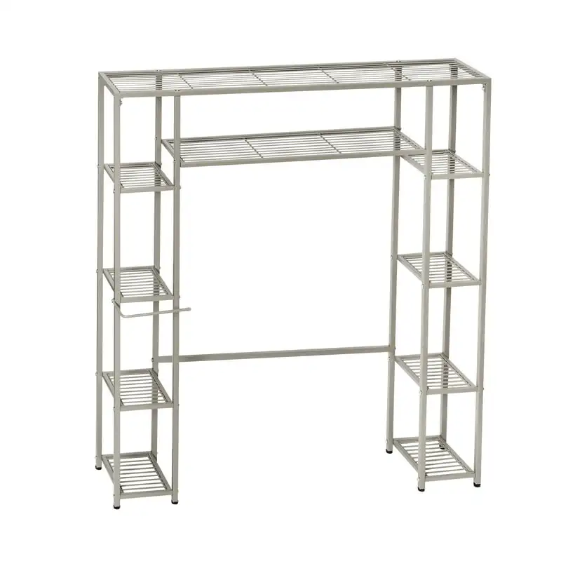 

Can Do Over-the-Toilet Steel StorageShelf, 5 Tiers