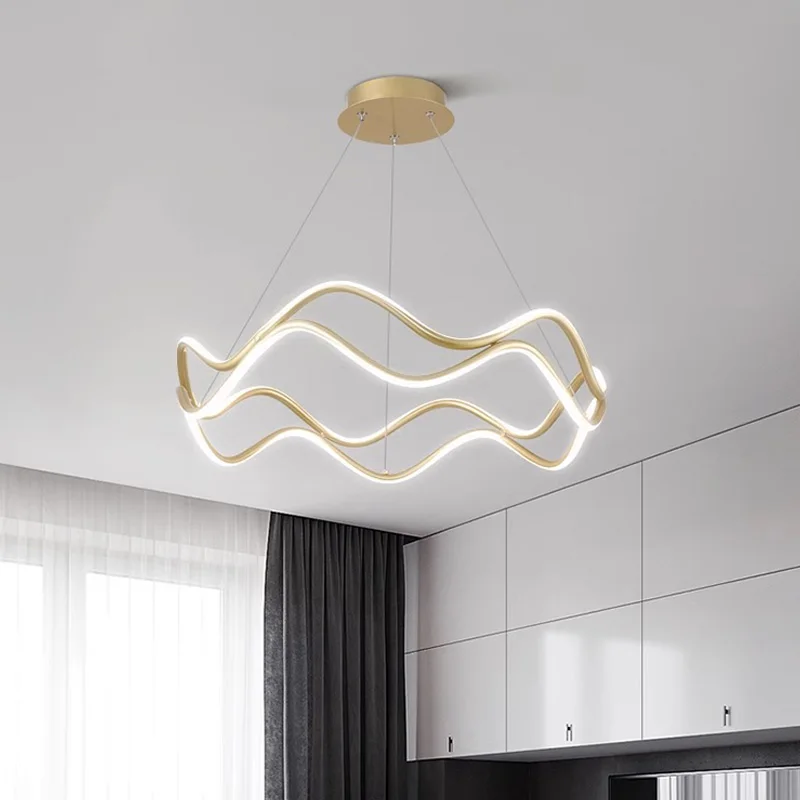 AiPaiTe светодиодный Скандинавская круглая итальянская подвеска золотистая/черная