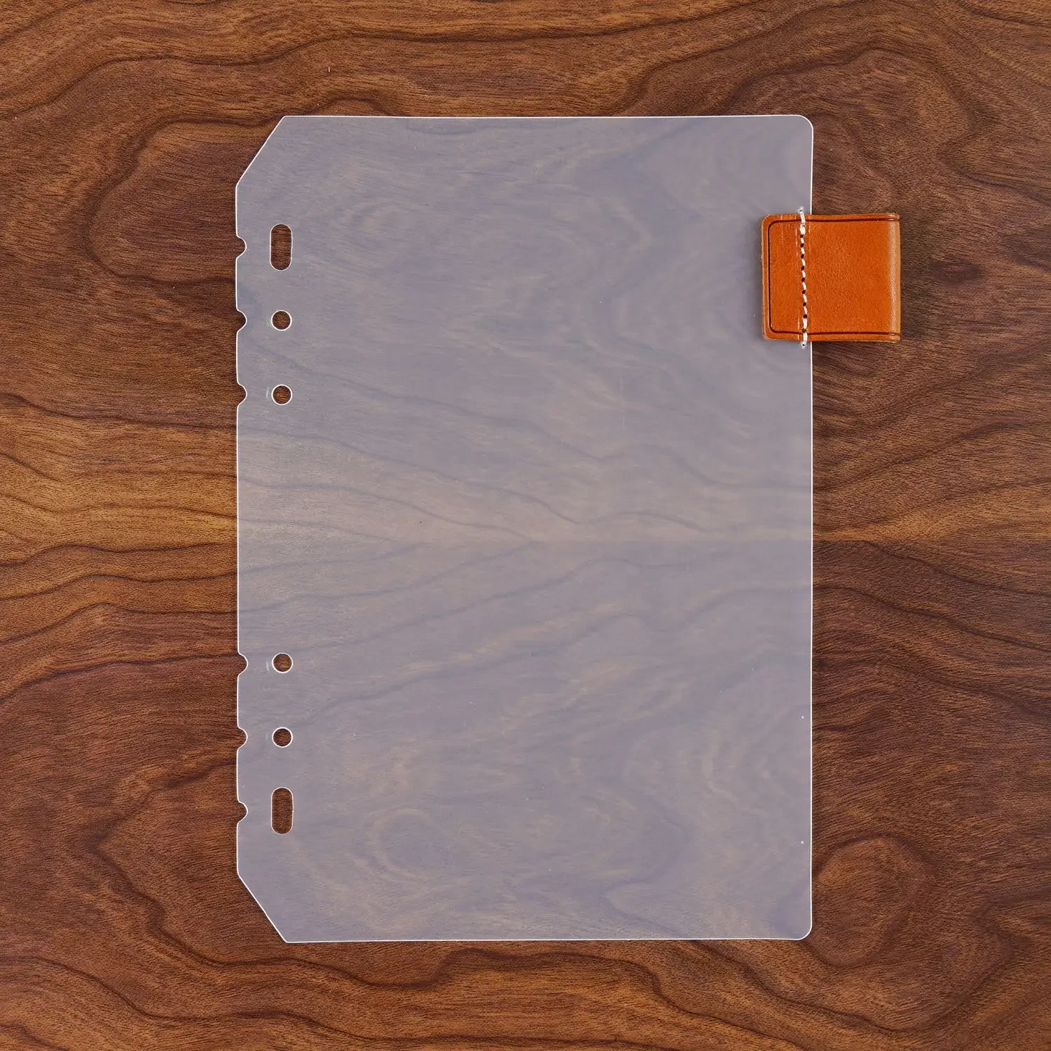 

Разделители для блокнота А5 из полипропилена с кожаной петлей