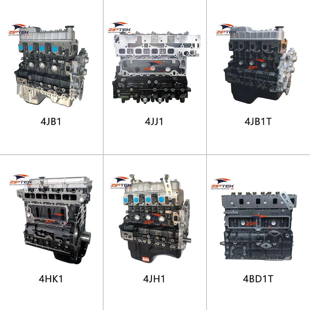 Фото Распродажа, аксессуары для пикапов, мотор Diesel 4JG1 4BD1 4BD1T 4JH1 4JB1T 4HK1 4JJ1 4JB1 Двигатель для ISUZU Truck Dmax NPR Trooper Parts №2