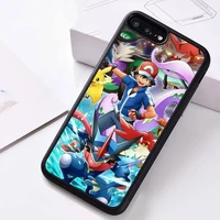 pokemon pikachu pocket monster phone case rubber for iphone 12 11 pro max mini xs max 8 7 6 6s plus x 5s se 2020 xr cover
