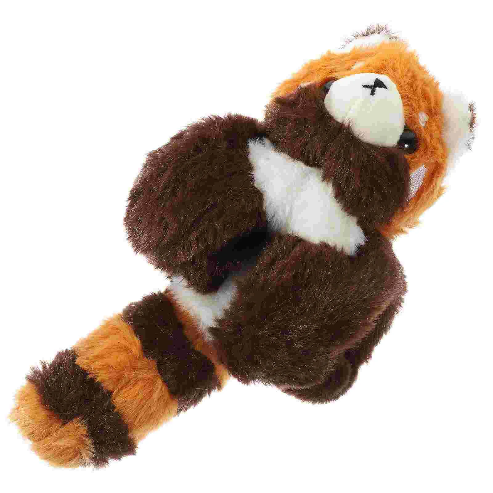 Браслеты с животными кольца плюшевые кнопки тематические ленты игрушки детские