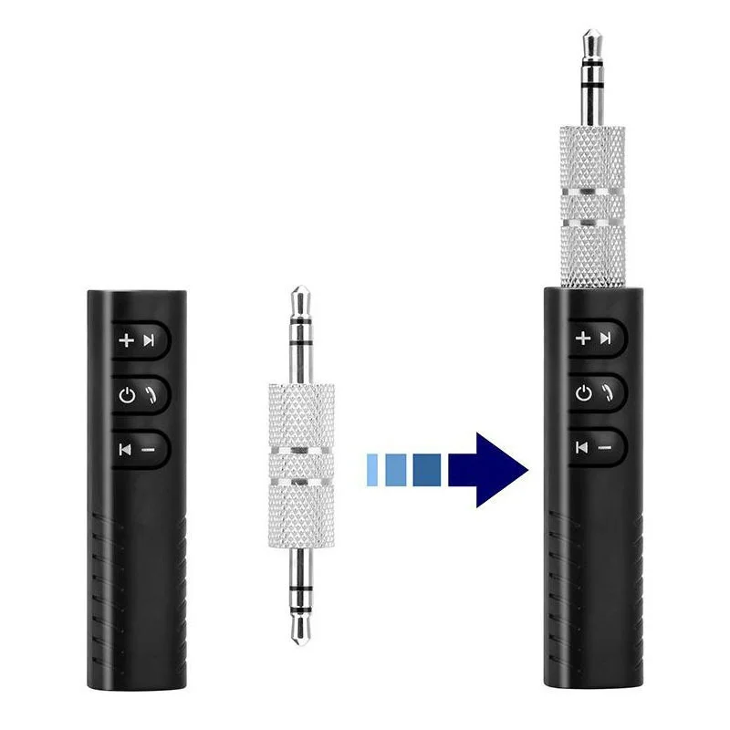 

Bluetooth Handsfree Kit Car Auto 3.5mm Jack Aux Bluetooth Wireless Music MP3 Audio Adapter Earphone Receiver dropshipping 2022