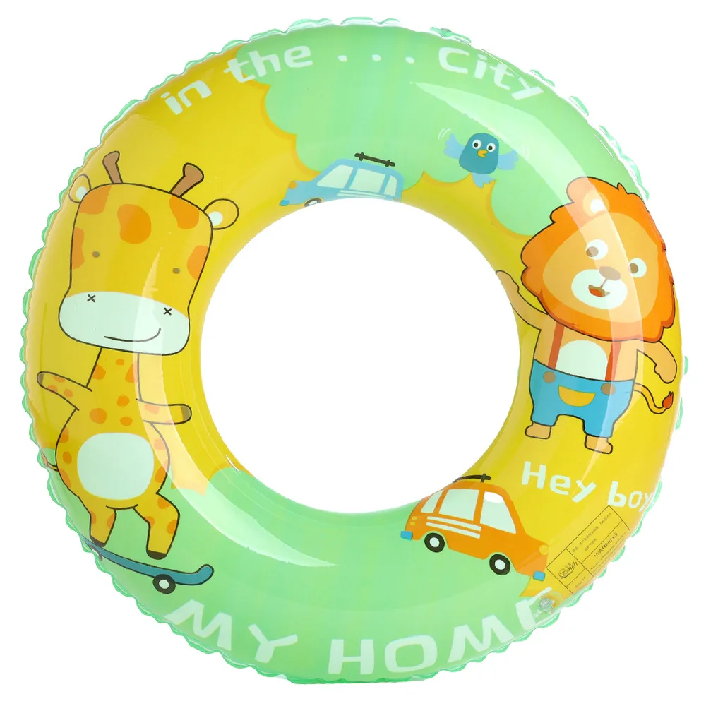 

PVC Thickened Inflatable Swimming Children's Thick Swimming Ring Cute Animal Giraffe Lion Inflatable Swimming Ring 0-2 Years old