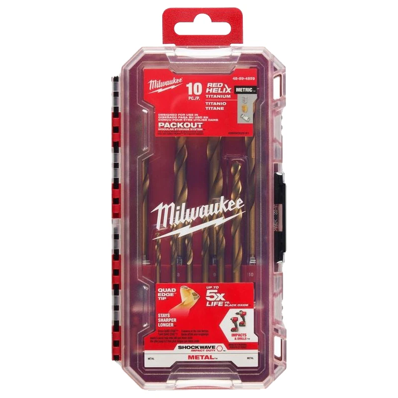 Комплект долговечных сверл Milwaukee 48-89-4859 10 шт