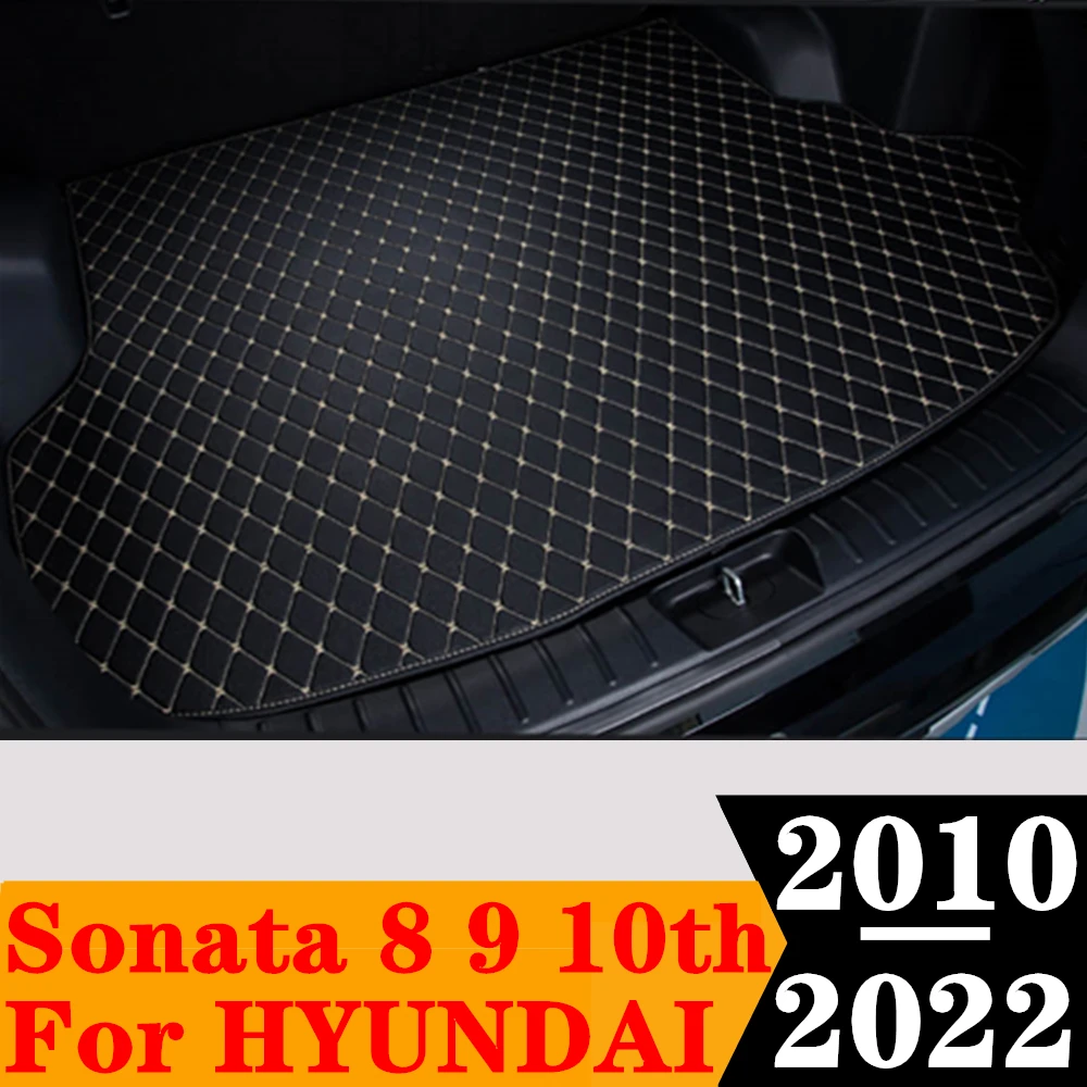 

Автомобильная подкладка для багажника Sinjayer, подкладка для багажника для любой погоды, плоская подкладка для груза, чехол для HYUNDAI Sonata 2010 11-2022
