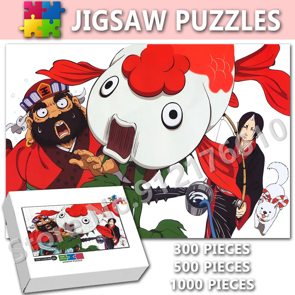 Пазл японского аниме Hozuki 300/500/1000 деталей No Reitetsu комикс собранные пазлы