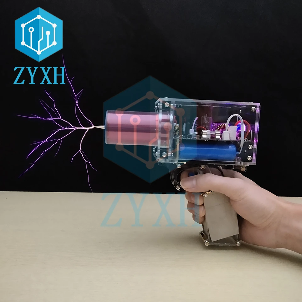 Najtaniej Ręczny Cewka Tesli Przenośne Sztuczne Lightning 10/13cm łuk Elektryczny Generator Wysokiej Częstotliwości Zabawki Naukowe Cewka Tesli