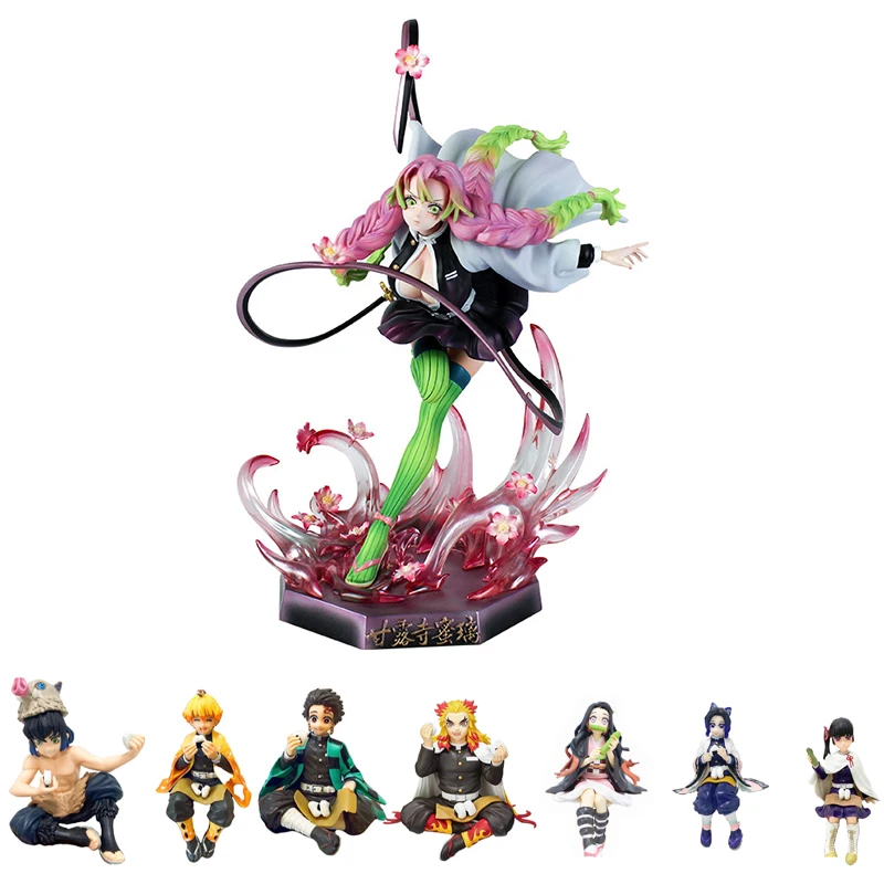 

Anime Kimetsu No Yaiba Action Figure GK Kochou Shinobu Anime Figure Demon Slayer Kochou Shinobu Kanroji Mitsuri Figurine Model