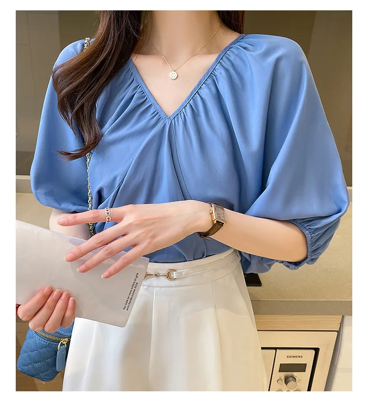 

Pregnant Women 2022 Summer V Leader Loose Short Sleeves black