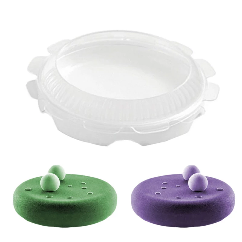 

1set Round Eclipse Silicone Cake Mold For Mousses Ice Cream Chiffon Cakes Baking Pan Decorating Accessories Bakeware Tools