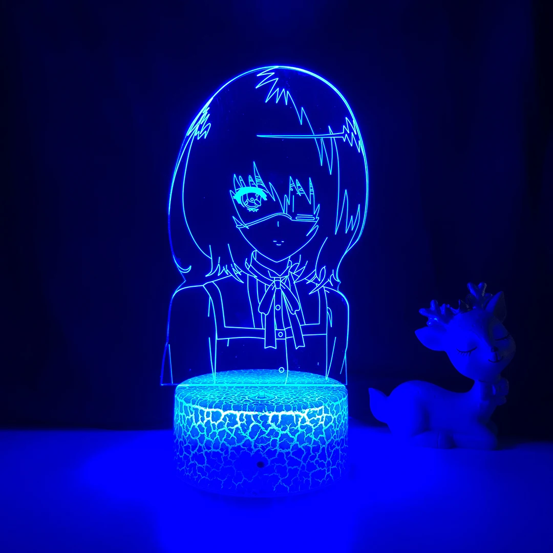 

Another Mei Misaki Led Night Light for Bedroom Decor Nightlight Birthday Gift BL Anime 3d Lamp Mei Misaki Another DropShipping