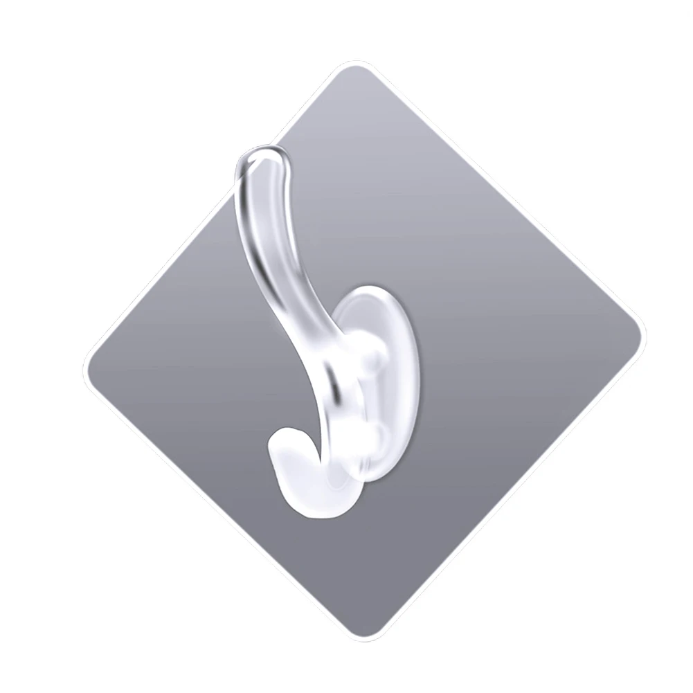 Многоцелевой крючок свободного размера прозрачный клейкий материал ПВХ