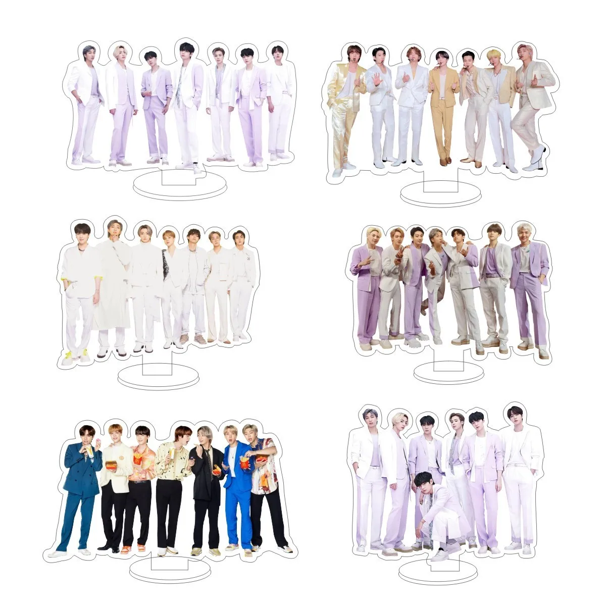 

KPOP bangtan boys butter new album eighth anniversary acrylic stand puppet model stand table decoration ornaments gift JIN SUGA