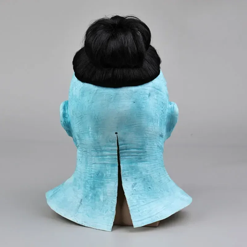 Ужасная маска зомби с париком реалистичный персонаж фильма на всю голову скелет