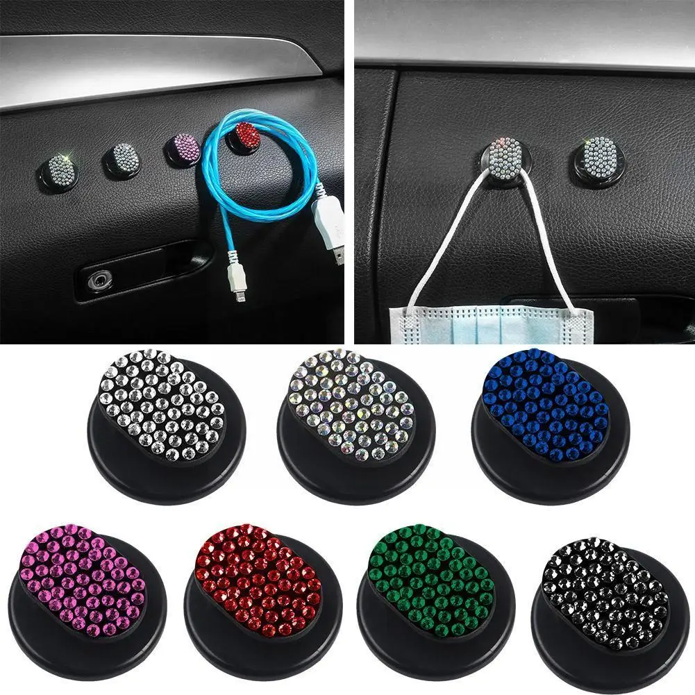 

Car Hook Organizer Hanger For Car Interior Accessories For Sunglasses Holder For BMW Small Hood Paste Accessories U7T0