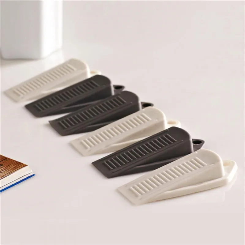 

1PCS Rubber Wedge Convenient Mouse Design Door Stop White Stopper Holder Guard Baby Safety Protector Security Card for Kids