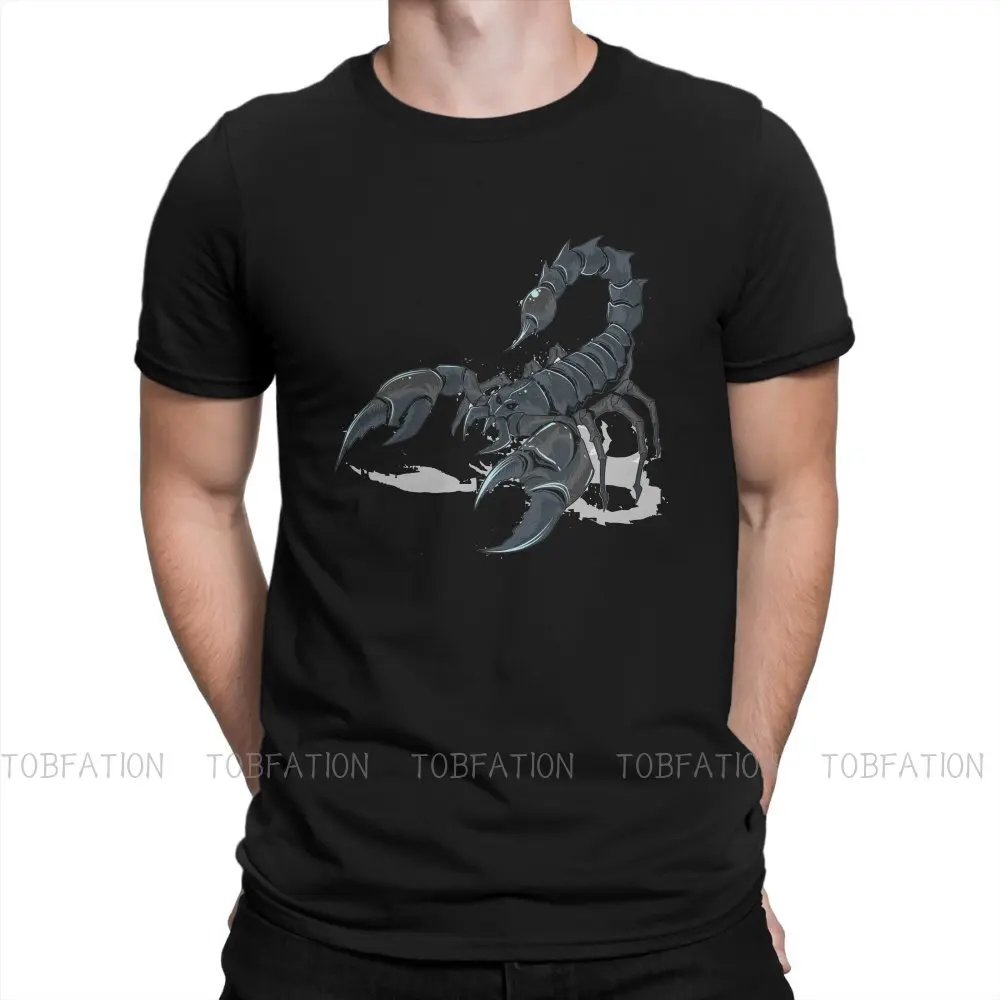 

Popularity Trend TShirt for Men Scorpion Bug Horoscope Zodiac Detail Element Basic Summer Tee T Shirt Novelty Trendy Fluffy