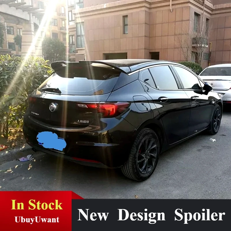 

Для Opel Astra K 2015 2016 2017 2018 ABS Материал грунтовка цвет задний багажник автомобиля губа окно спойлер на крышу