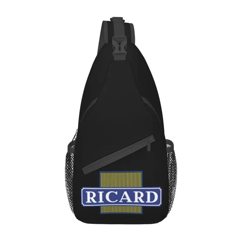

Marseille France Ricard Sling Chest Bag Customized Shoulder Crossbody Backpack for Men Cycling Camping Daypack