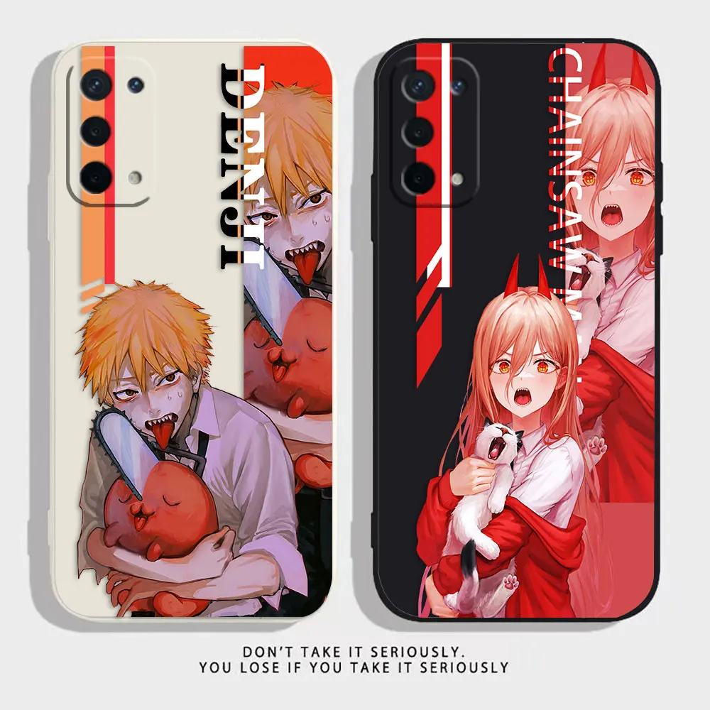 

Chainsaw Man Anime Poster Phone Case For OPPO A52 A54 A55 A57 A78 A72 A73 A74 A91 A93 A92S A94 A95 A96 A97 4G 5G Case Funda Capa