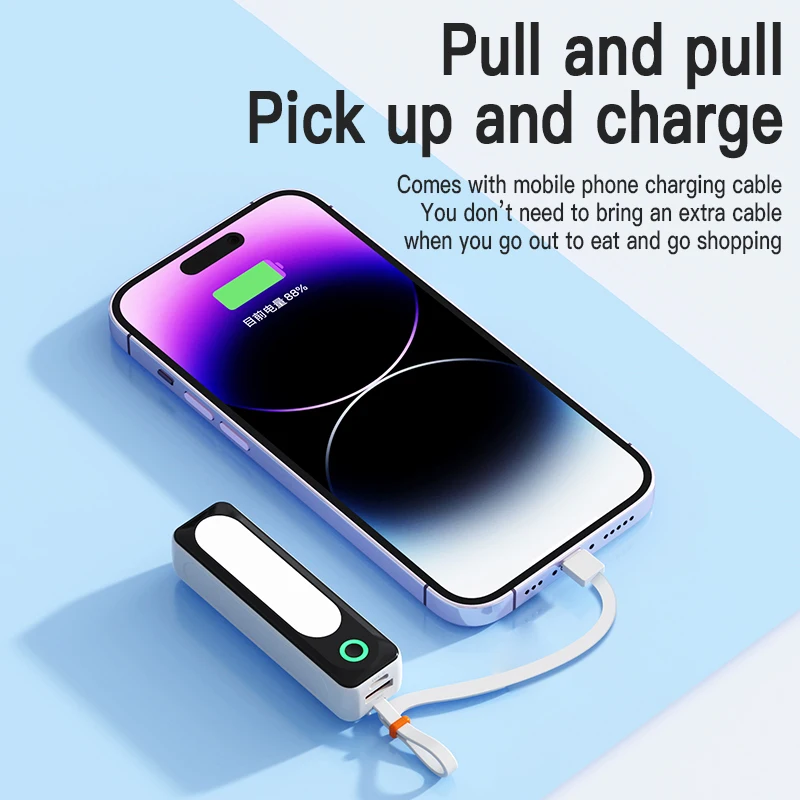 Mini Power Bank Portable 20000mAh Charger PowerBank Slim External Battery For iPhone Xiaomi Huawei QC3.0