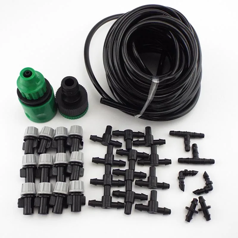 

Automatic Garden Watering System 4/7mm Tube Gardening Fog Nozzles Irrigation Misting Cooling Water Hose Connector Spray