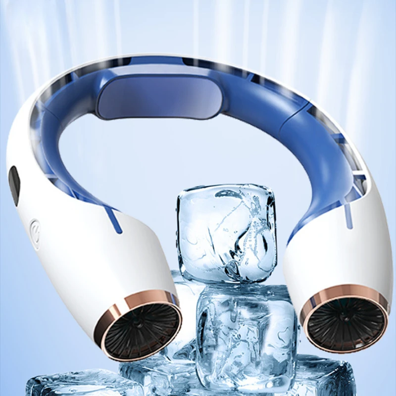 

XIAOMI Semiconductor refrigeration Hanging Neck Fan Portable Air Conditioner 4000mAh Type-C 360 surround For Outdoor Cooler