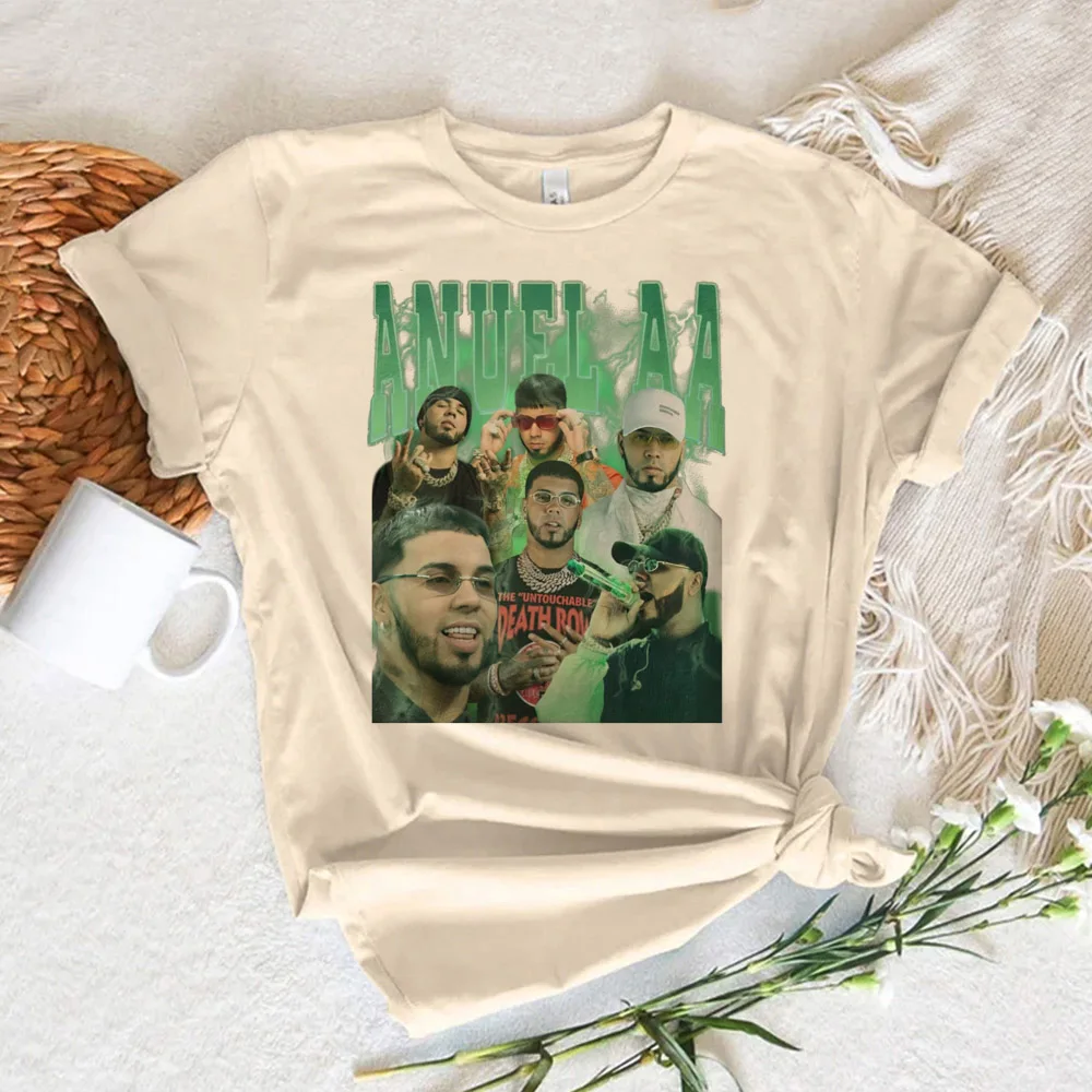 Женские футболки Anuel Aa модал/полиэстер