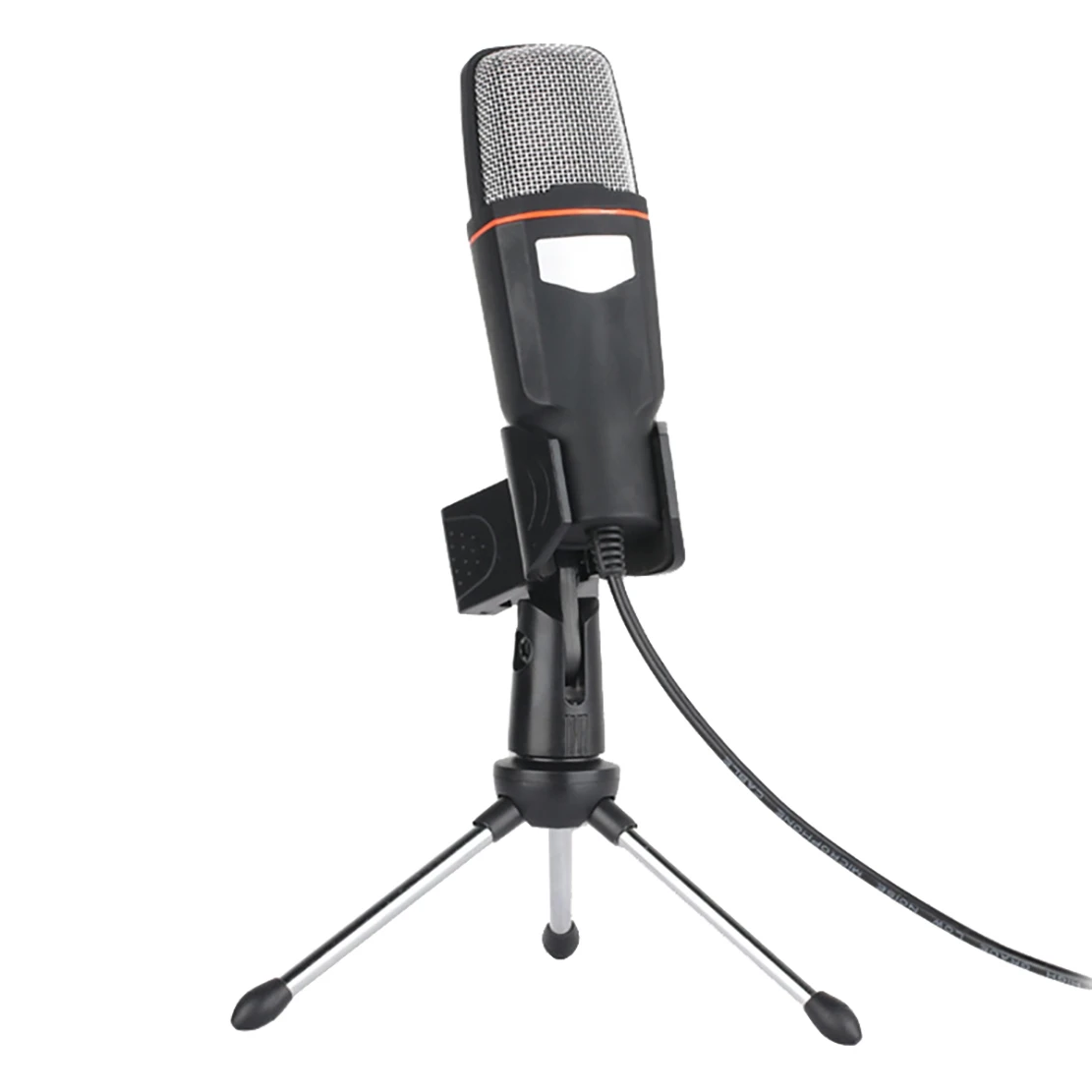 

Condenser Microphone With Tripod 3.5Mm Jack Computer Recording Microphone For Games Streaming Media And Broadcasting