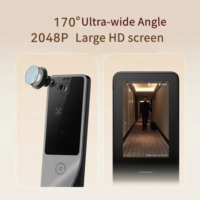 V5 Max Lock в пальмовой вене 3D распознавание лиц визуальный Wi-Fi Cam era Homekit Mihome умный