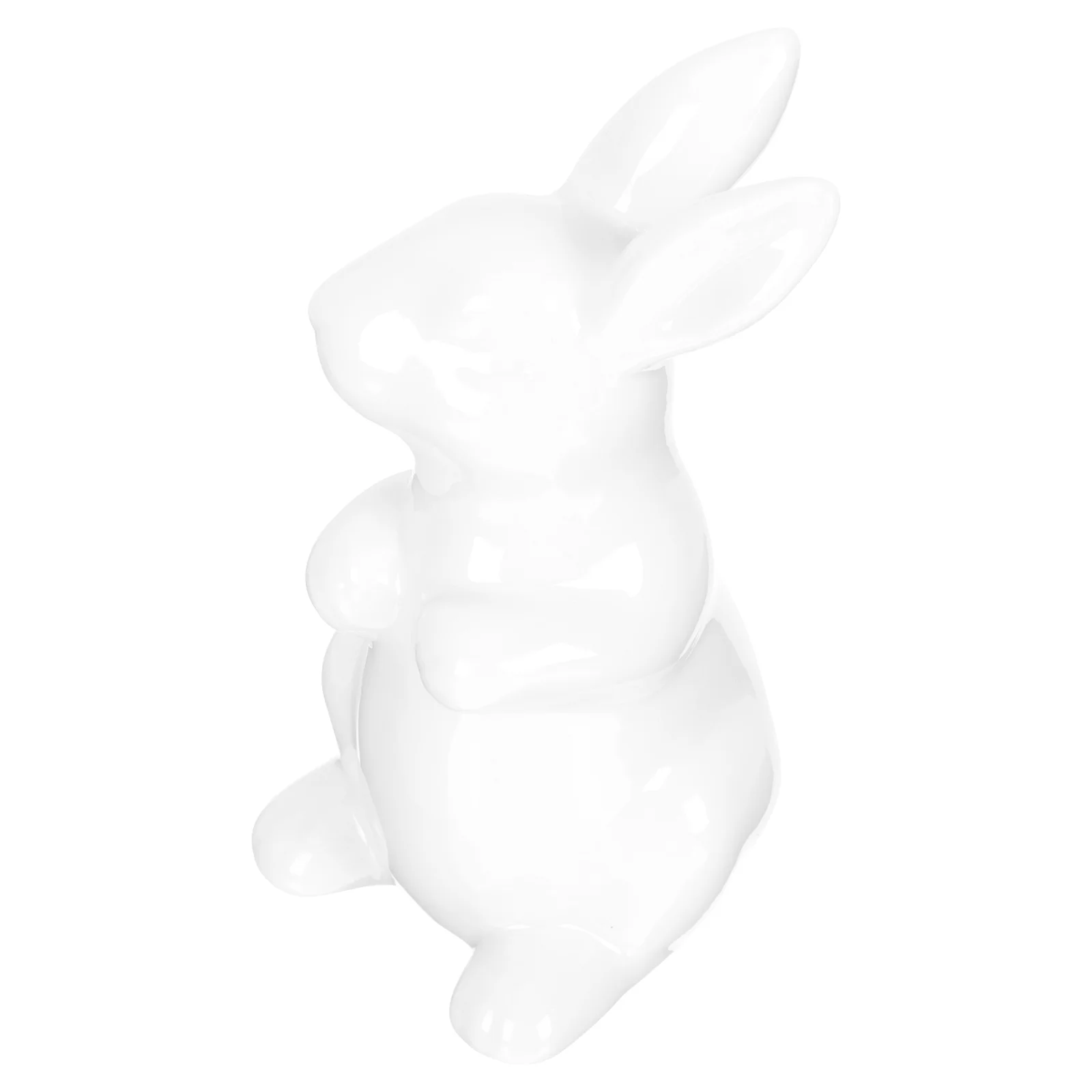 

Bunny Rabbit Figurines Statue Ceramic Egg Figurine Ceramic Craft Figurines Home Layout Desktop Decor