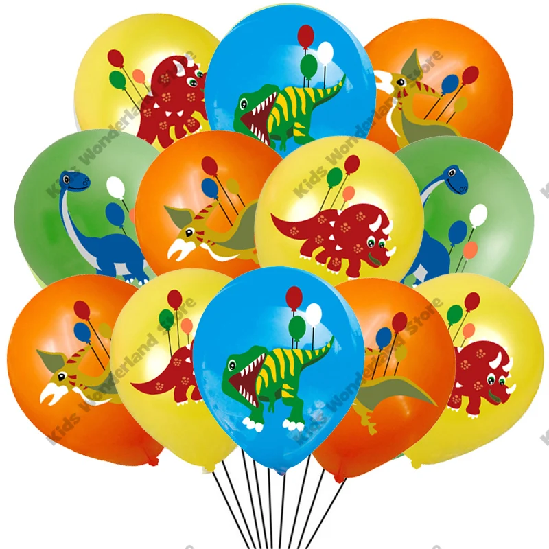 

10/20pcs 12Inch Jurassic World Dinosaurs Latex Balloon Bouquet Baby Shower Party Supplies Air Globos for Birthday Party Decor