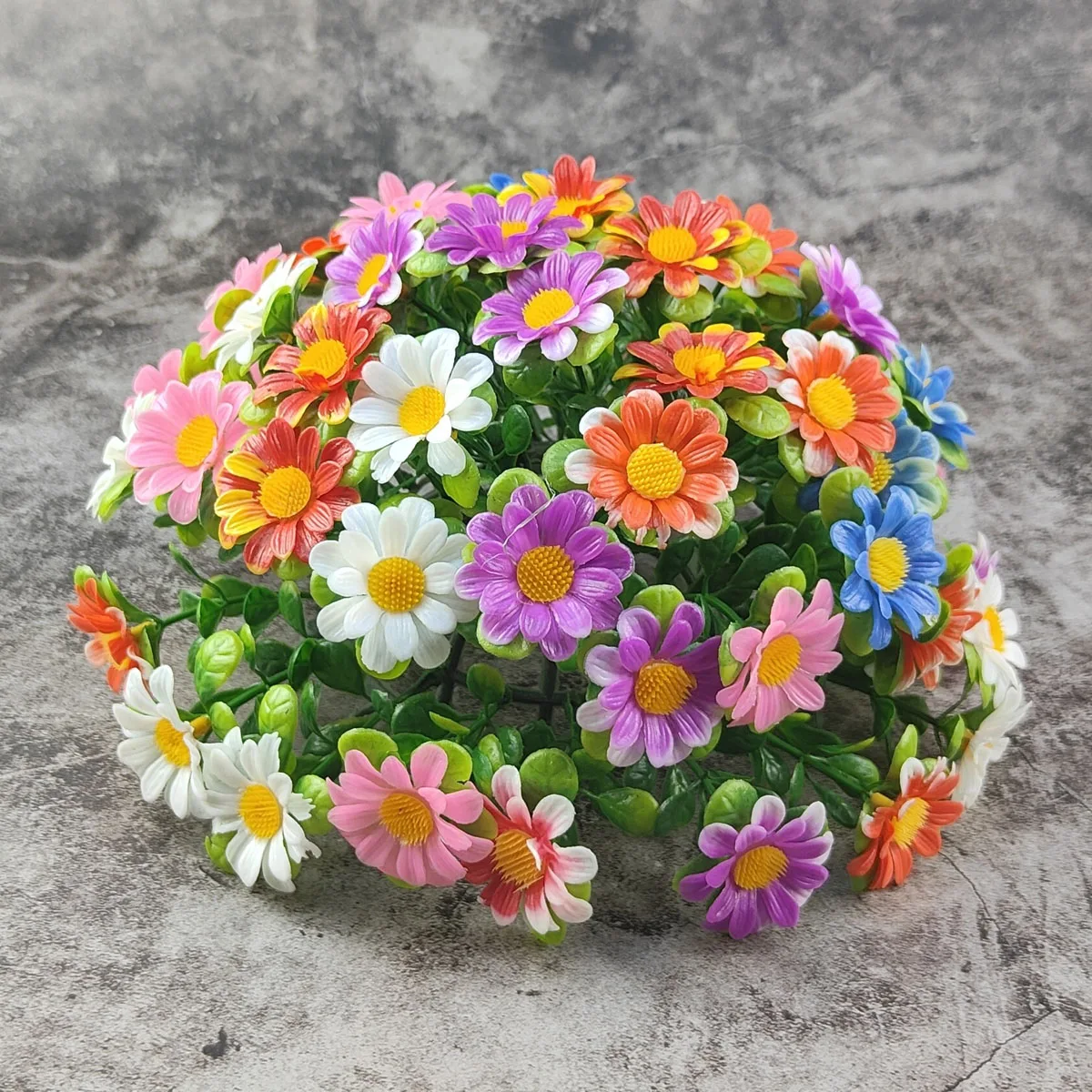 

20Pcs 6 Color Artificial Flowers Daisy For Wedding Party Home Decoration Fake Grass Simulated Plant DIY Vase Bride Wreath Decor
