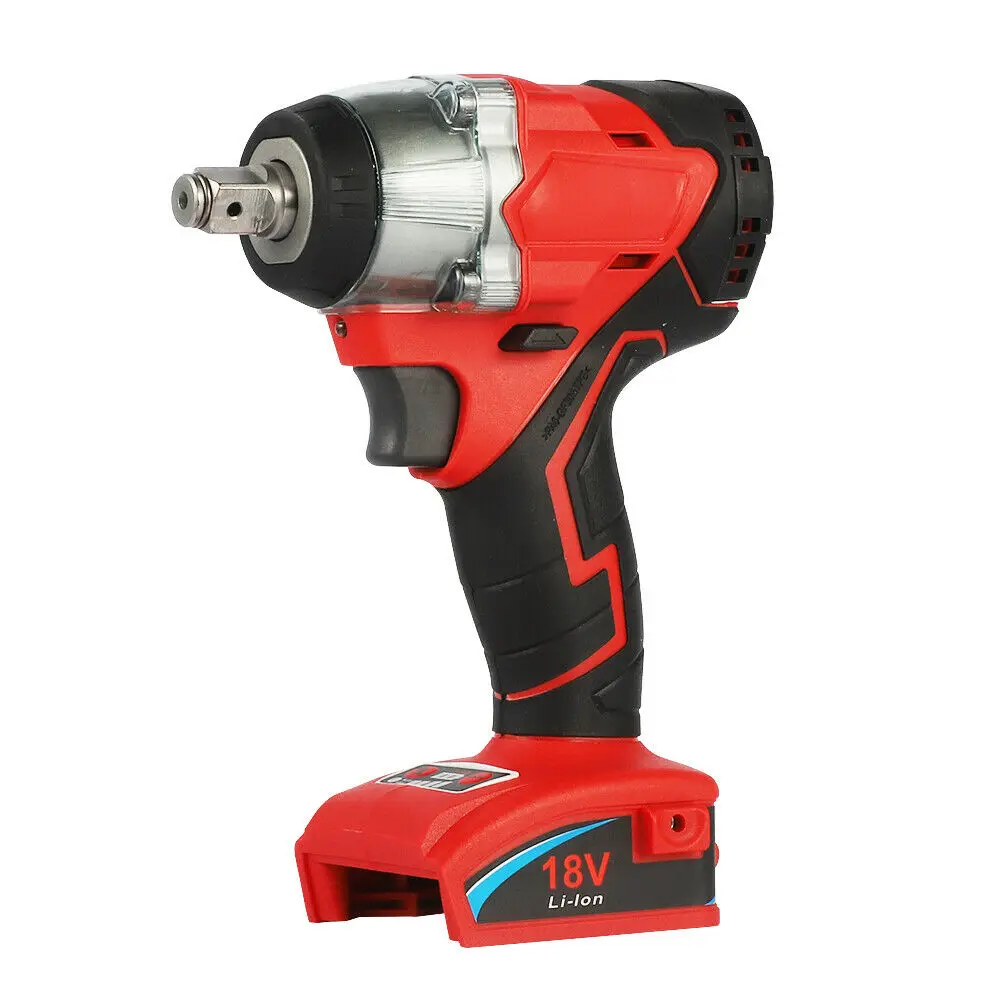 1/2" Cordless Brushless Impact Wrench 18V Torque Wrench 350N