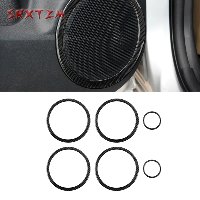 

Car Styling Audio Speaker Door Loudspeaker Trim Cover Sticker For Toyota RAV4 2006-2012 Interior Auto Accessories