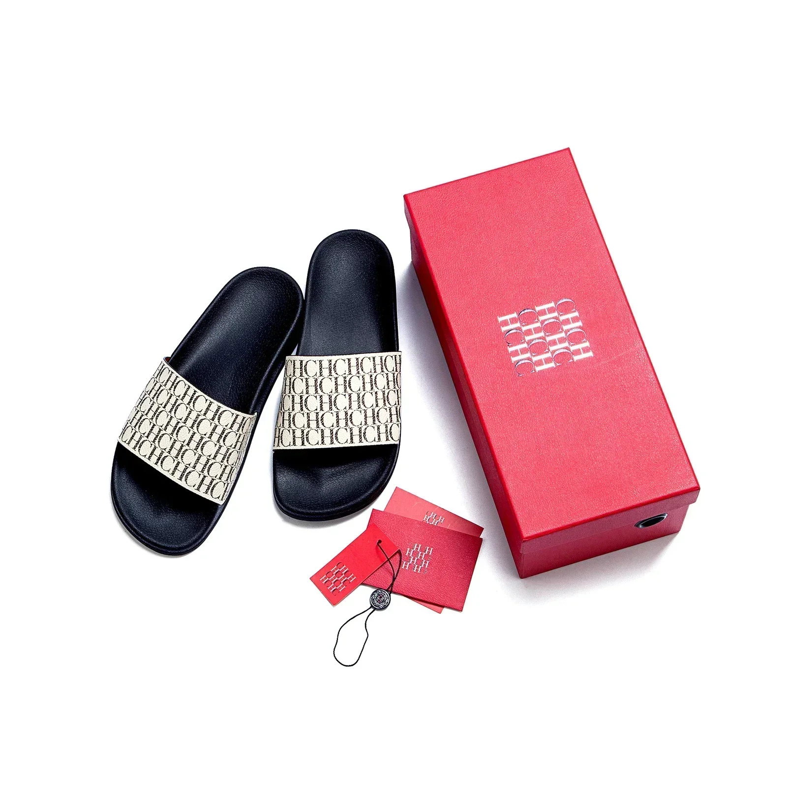 Женские тапочки CH BY CHARO из ПВХ удобные для кожи водонепроницаемые поднимающиеся