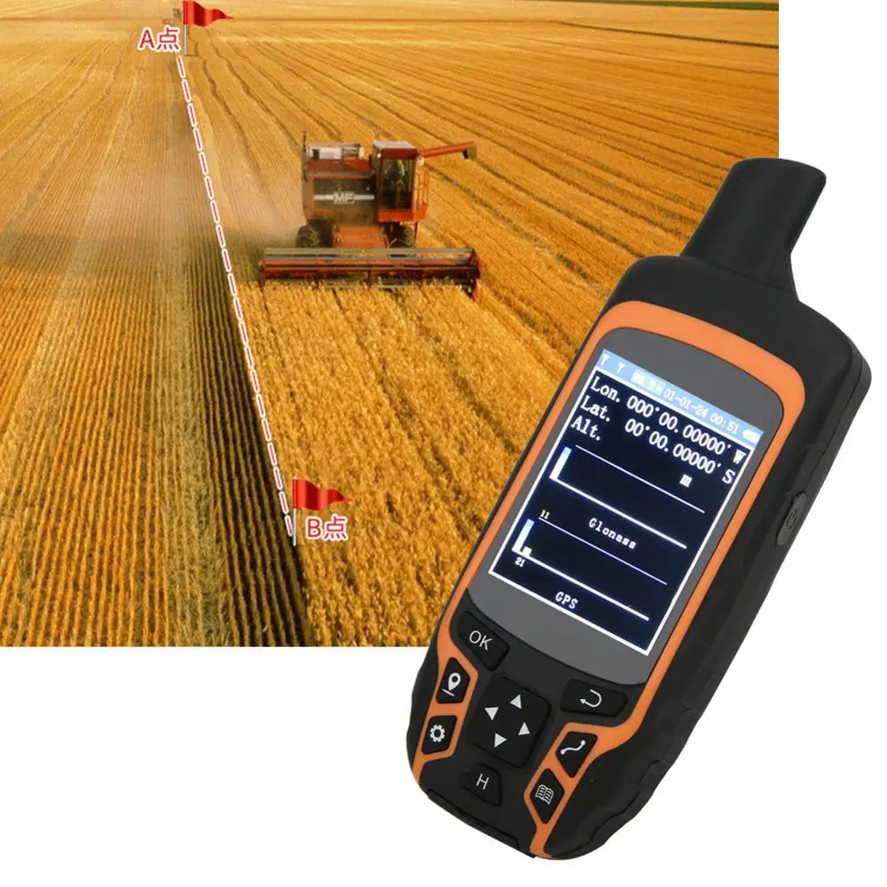 

Инструмент для измерения площади Земли, ручной GPS-Навигационный трек, прибор для измерения площади Земли TFT 100 дюйма, измерительный инструме...