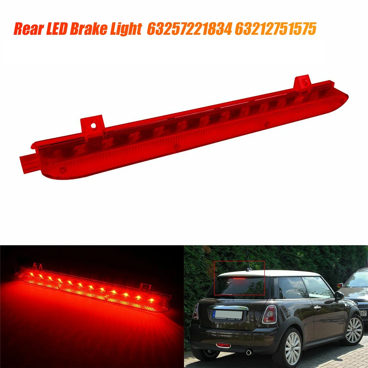 Третья Задняя Тормозная система автомобиля 63212751575 63257221834 для BMW Mini Cooper R55 R56 R60 2005-2016