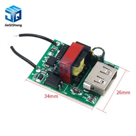 JIAQISHENG JQS  USB DC Step Down Модуль 12V-72V to 5V 1A