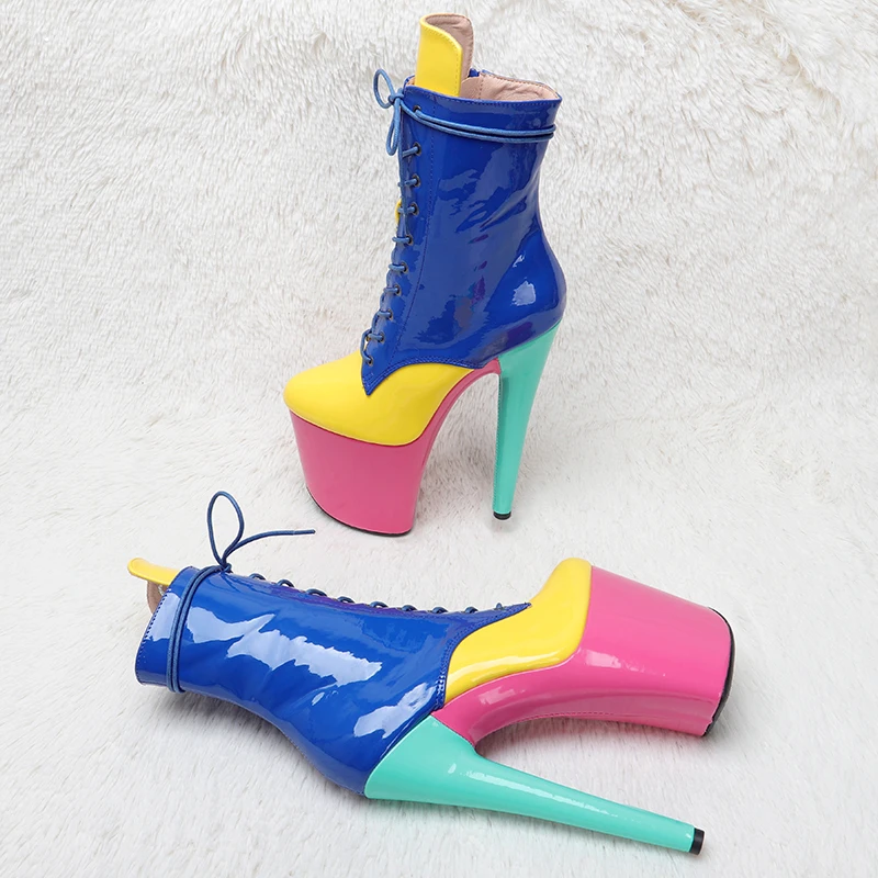 Leecabe  20CM/8inches Same As Picture Pole dance shoes High Heels Pole Dance boot