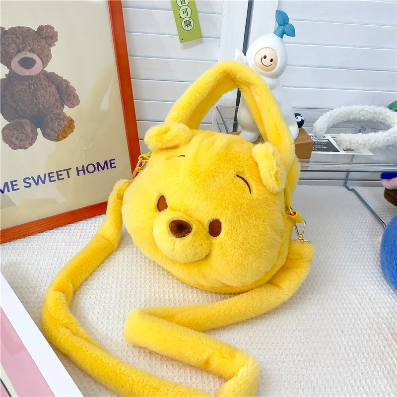 Disney 2024 новинка милая модная женская сумка через плечо с рисунком тигра плюшевая