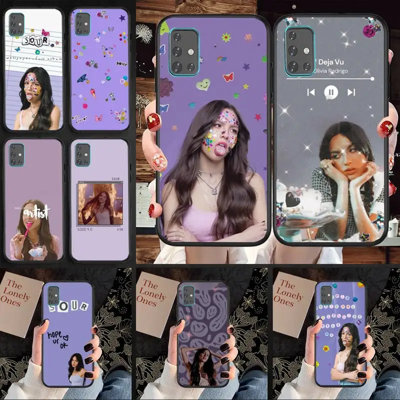 

Olivia Rodrigo-Sour Phone Case For Samsung A71 A80 A91 A01 A02 A11 A12 A21 A31 A32 A20E Cover Coque
