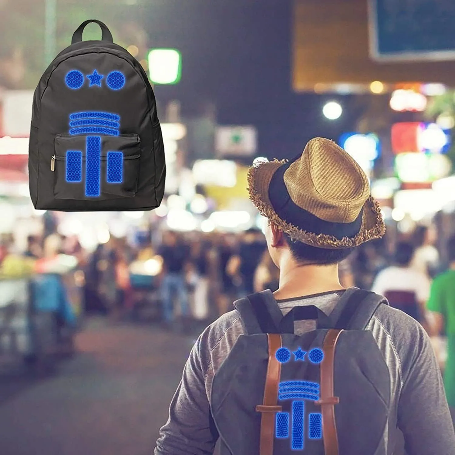 Светоотражающие полосы наклейки водонепроницаемая велосипедная лента