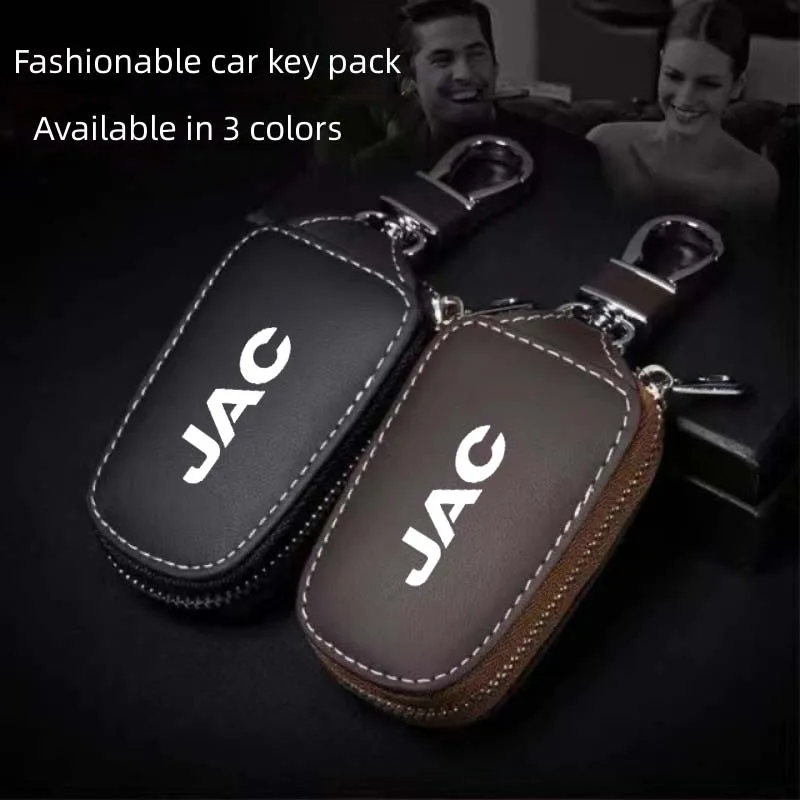 

Car key pack genuine leather remote control protective case suitable for JAC Refine J3 J2 S5 A5 J5 J6 J4 Vapor S2 T8 key case
