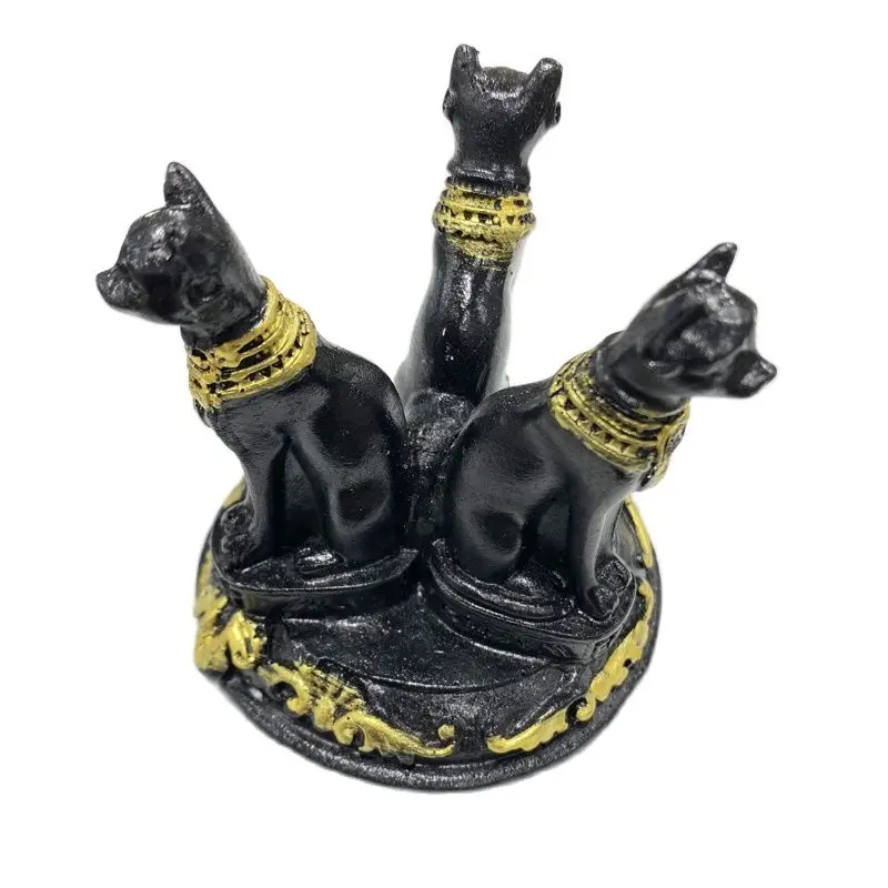

Crystal Ball Base Lucky Cat God Bastet Ancient Egyptian Charm Resin Crafts Decoration Altar Ceremony Supplies 1pcs
