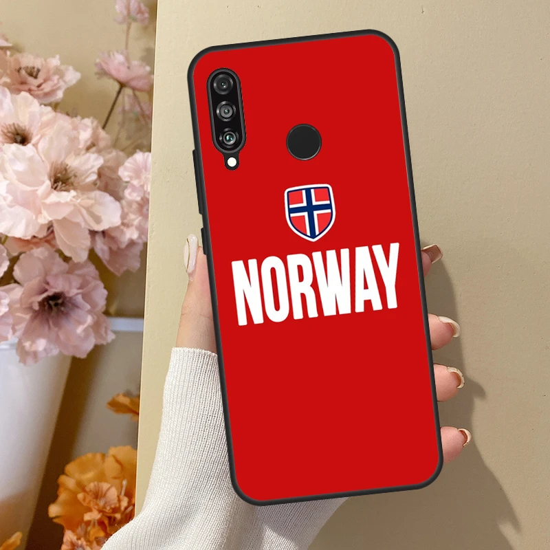 Чехол с флагом Норвегии для Huawei P30 Pro P60 P40 P Smart Nova 9 5T Honor X8 X7a X9a 50 70 90 Magic 5 Lite