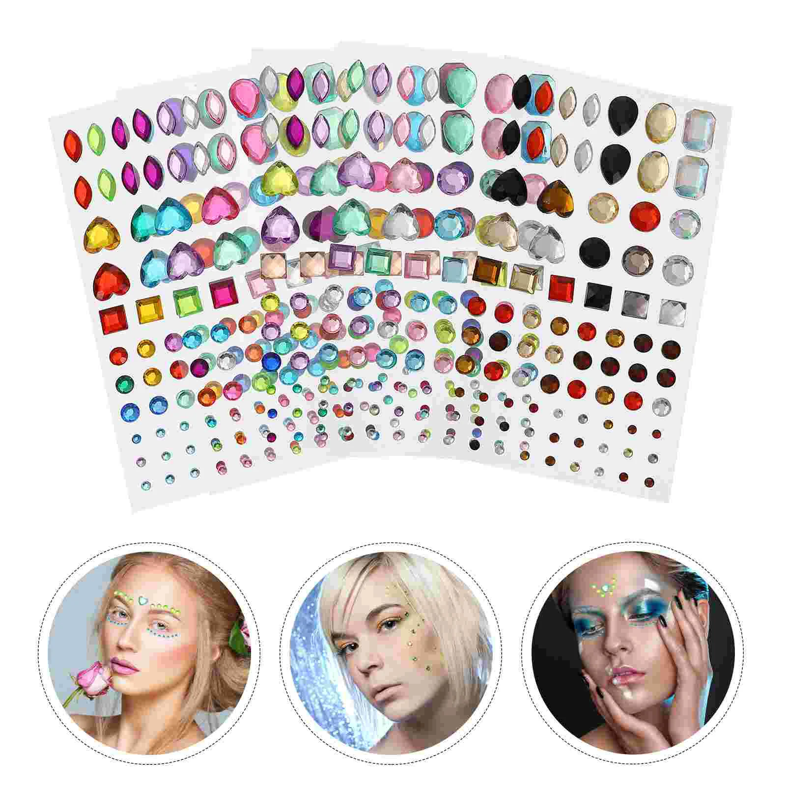 

Stickers Nail Rhinestone Crystal Jewelry Acrylic Bling Crafts Jewelsadhesive Decals Jewel Diy3D Flatback Diamondcraft Sticker