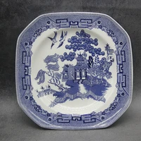 the blue willow dinner set elegant england style dinner ware ceramic breakfast plate beef dishes dessert dish soup bowl