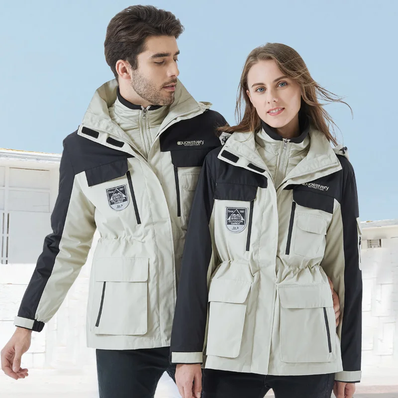 Waterproof Thick Warm Winter Men Fleece Jacket Large Size 7XL 8XL Anorak Male Coat Quilted Hooded Windbreaker Casual Men Parka